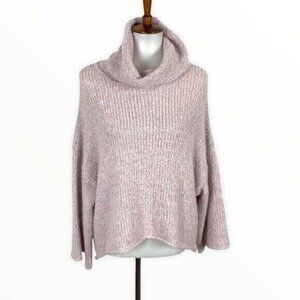 Altard State Sweater Small Medium Pink Soft Cozy Crop Knit Cottagecore